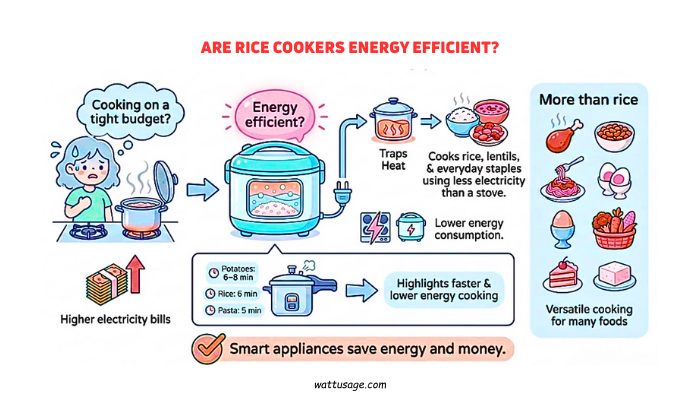 Are rice cookers energy efficient
